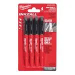 Milwaukee set 4 permanentna INKZALL markera 48223154 - CRNI