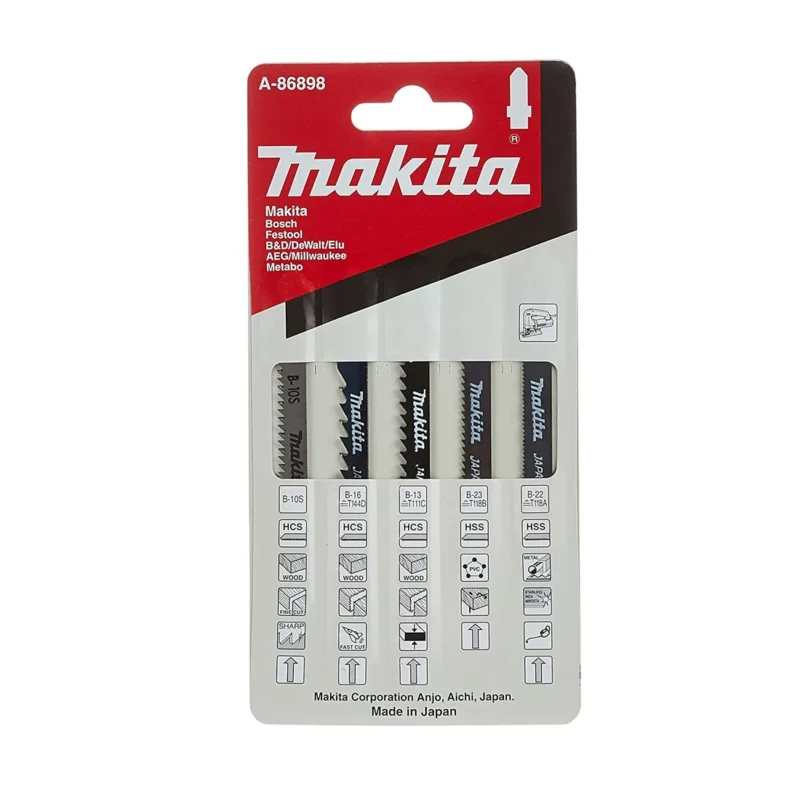 Makita 5-dijelni set listova pile za ubodnu pilu HCS-HSS A-86898