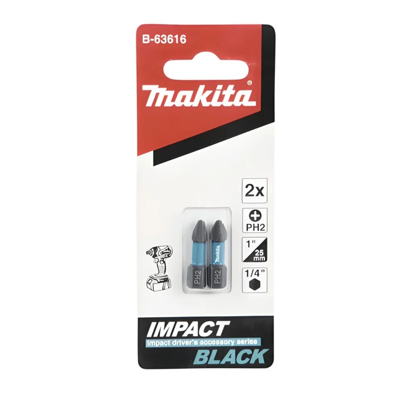 Makita torzioni bit Impact 2 kom. PH2-25mm B-63616