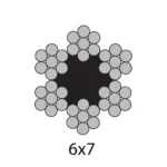 Vormann čelična sajla 6x7