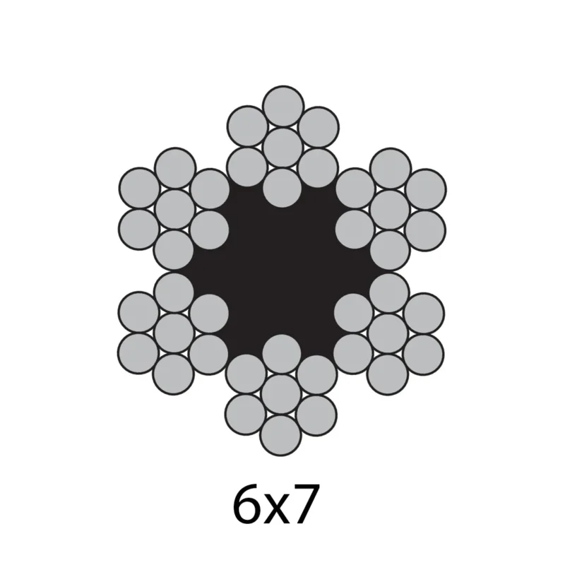 Vormann čelična sajla 6x7