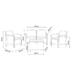 BICA baštenska garnitura VENEZIA 2