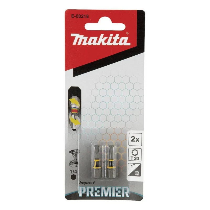 Makita torzioni bit Premier T20-25mm E-03218