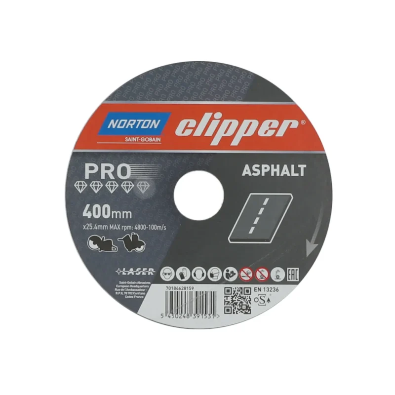 Norton dijamantska rezna ploča za asfalt 400x25.4mm CLIPPER PRO - 70184628159