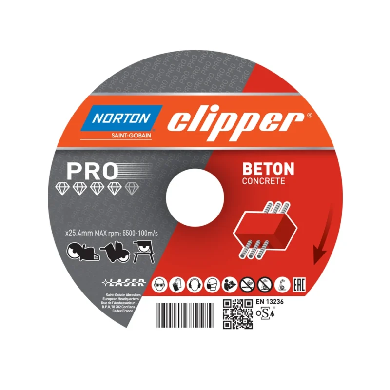 Norton dijamantska rezna ploča za armirani beton 450x25.4mm CLIPPER PRO - 70184627063