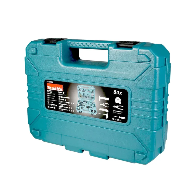 Makita 80-dijelni set burgija svrdala bitova i ručnih alata u koferu E-15104