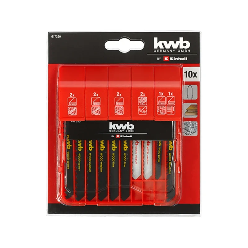 KWB 10-dijelni set listova za ubodnu pilu drvo/metal - 49617350