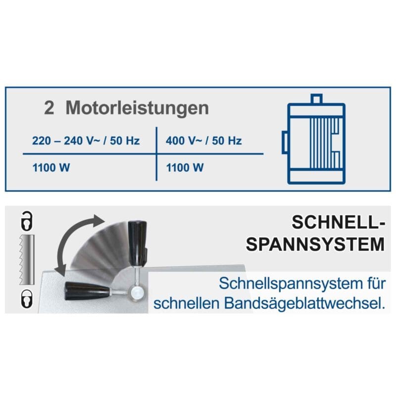 Scheppach tračna pila BASA 3 205mm