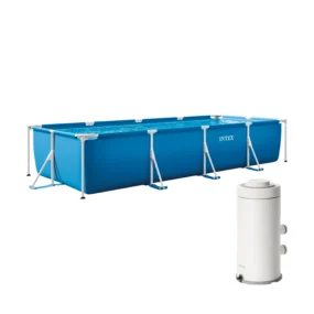 Intex bazen sa metalnom konstrukcijom Rectangular Frame 450x220x84 cm 28274