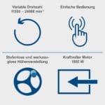 Scheppach stona stolna glodalica HF60