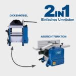 Scheppach debljača blanjalica HMS850