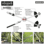 Scheppach motorni multifunkcionalni trimer MFH5200-4P 1.8 KS