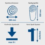 Scheppach vertikalni cjepač za drva HL810 - 8T