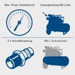 Scheppach kompresor za vazduh HC550TC 100L