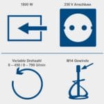 Scheppach mješač PM1800D