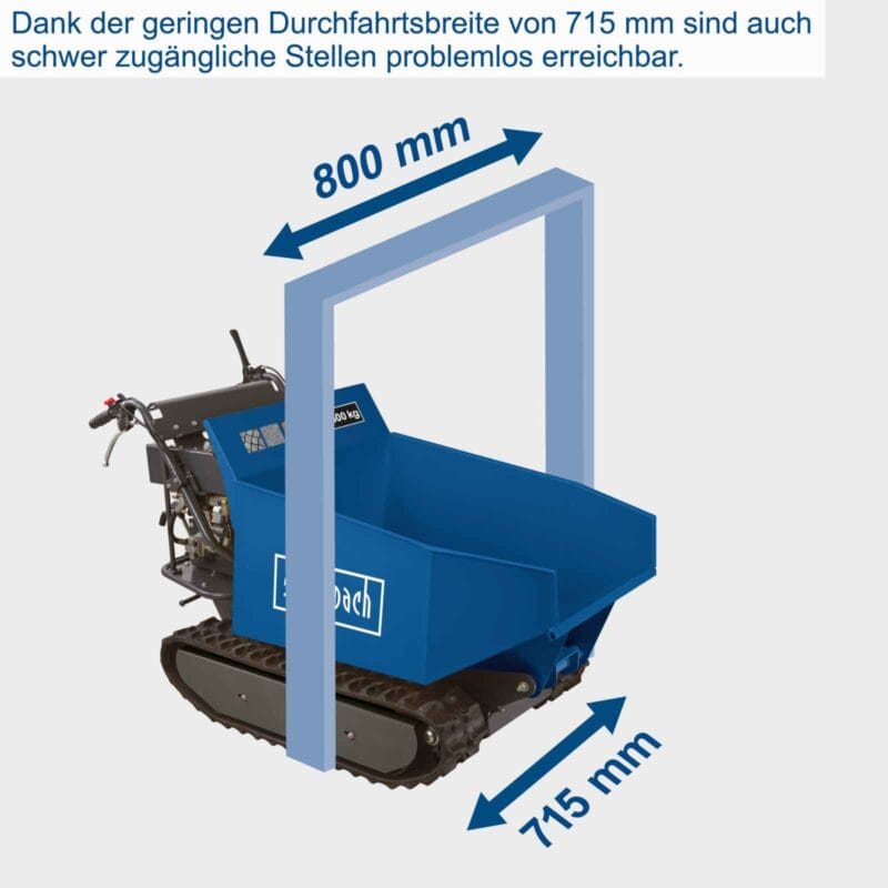 Scheppach motorna kolica Dumper DP5000 5.6 KS