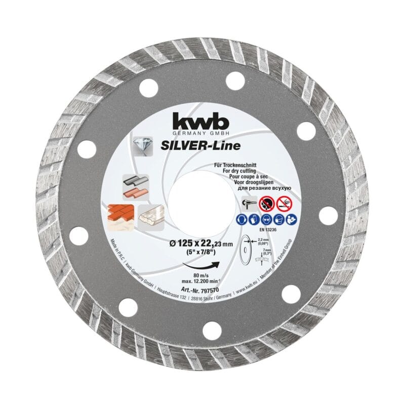 KWB dijamantska rezna ploča za ciglu i beton 125 x 22.23 mm - 49797570