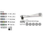 KWB set bitova i nasadnih ključeva 17 kom 49118900