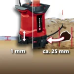 Einhell PXC aku potopna pumpa za prljavu vodu GE-DP 18 Li-Solo
