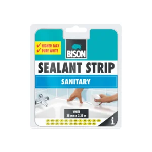 Bison sanitarna samoljepljiva traka bijela Sealant strip - 38mm x 3.5