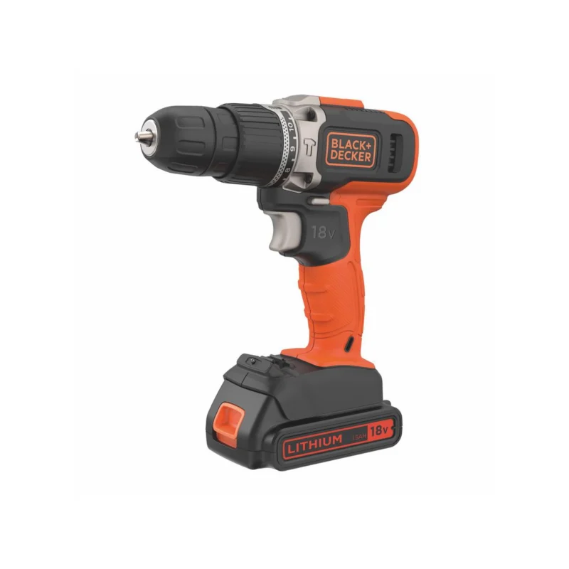 Black+Decker aku udarna bušilica 18V 1.5Ah BCD003C1
