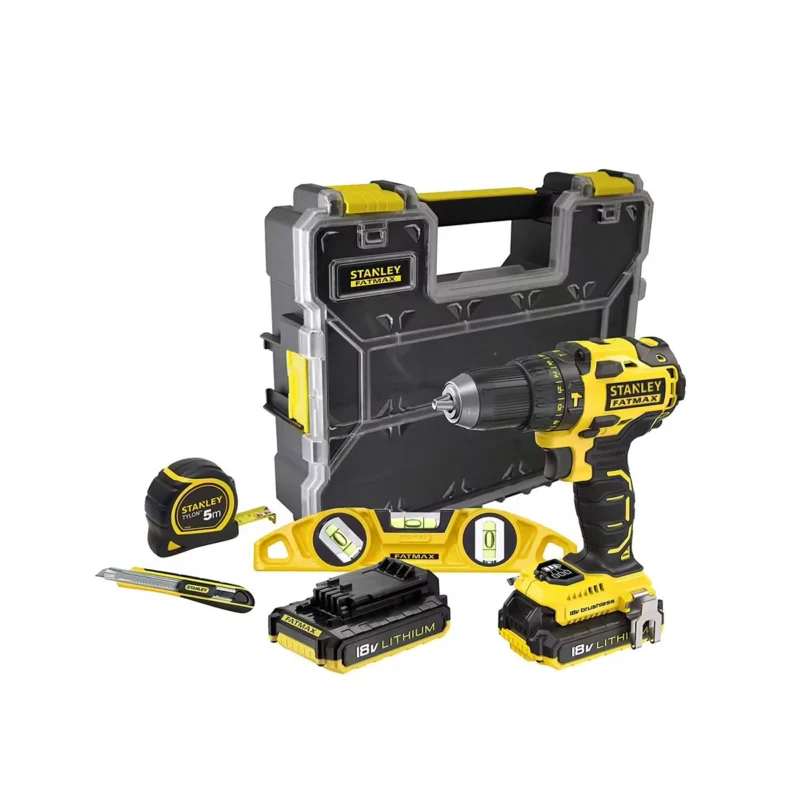 Stanley aku udarna bušilica bez četkica 18V 2 Ah FMCK627D2H3 Kit
