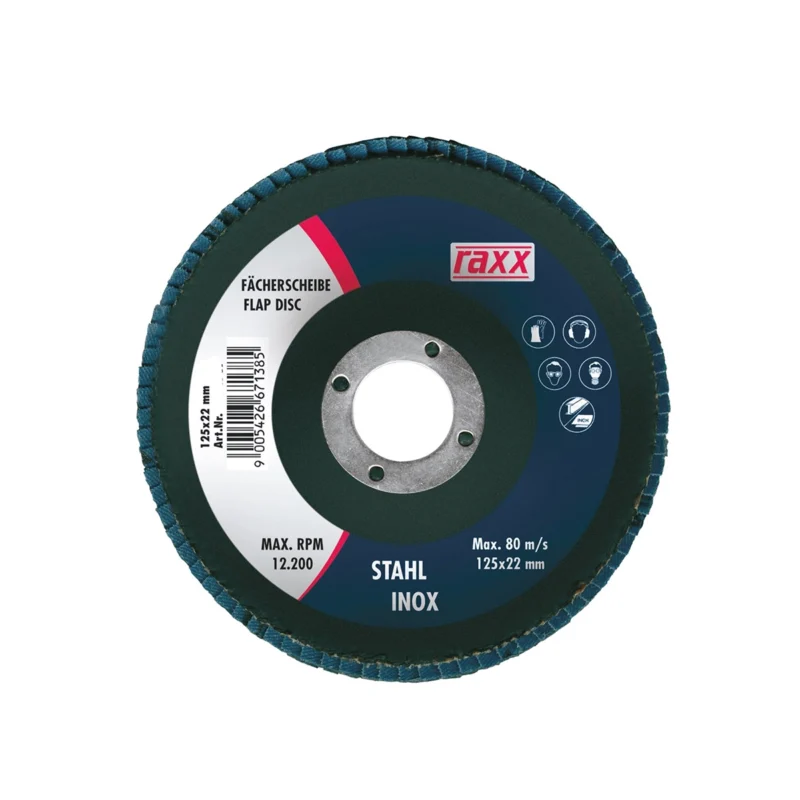 STEBRUAM Dischi Lamellari 125 Mm, 10 Pezzi Disco Lamellare Grana