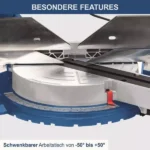 Scheppach preklopno potezna pila HM305SL 305mm