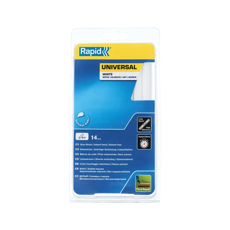 Rapid patrone za vruće lijepljenje bijeli 190mm 250gr UNIVERSAL 40107361