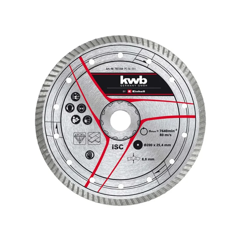 KWB dijamantska rezna ploča 200 x 25,4 mm za TE-TC 620 U