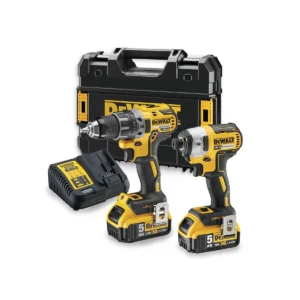 DeWalt set aku bušilica i odvijač 18V 2x5.0Ah u TSTAK koferu DCK268P2T