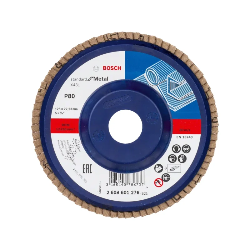 Bosch lamelarni brusni disk 115 mm X431 STANDARD ravna verzija
