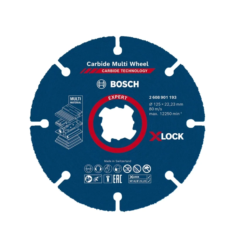 Bosch rezna ploča 125 mm EXPERT CARBIDE MULTI WHEEL X-LOCK