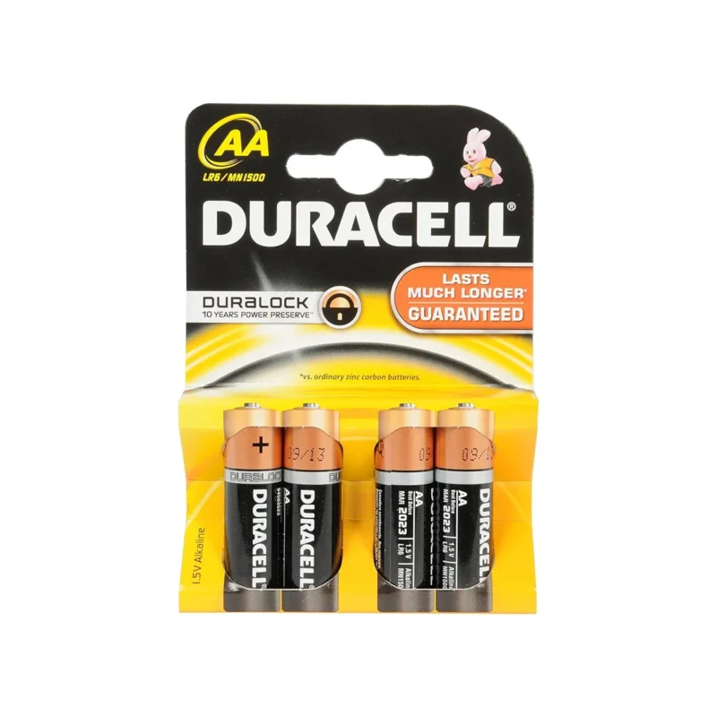 Duracell baterija alkalna AA LR06 4/1