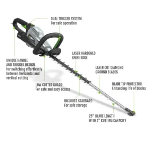 Ego Power Professional-X aku trimer makaze za živu ogradu HTX6500 - Solo