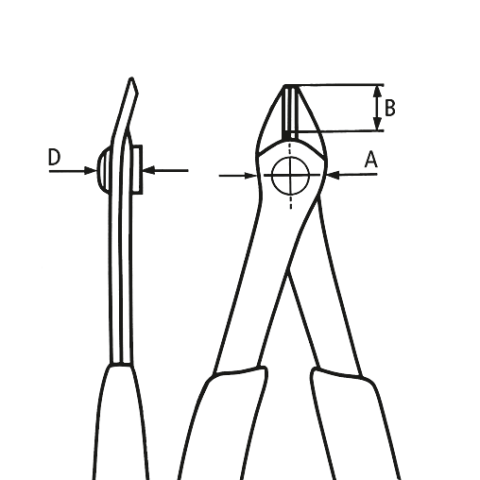 Knipex kose električarske sječice kliješta za sječenje 78 03 140 140mm