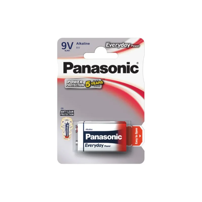 Panasonic baterija alkalna 9V 6LF22EPS/6LR61EPS/1BP