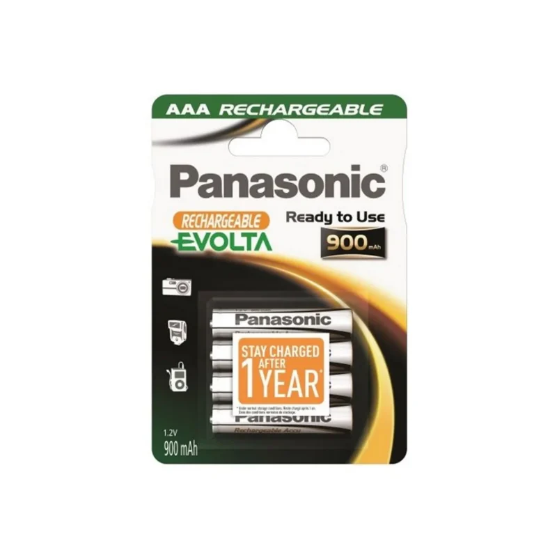 Panasonic baterija punjiva AAA 900mAh HHR-4XXE/4BC Evolta