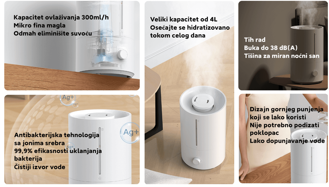 Xiaomi Mi pametni antibakterijski ovlaživač vazduha 2 Lite