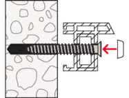 Fischer čep za trubo vijke FFS A 100/1