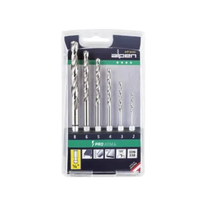 Alpen 6-dijelni set burgija za metal HSS 0000100806100