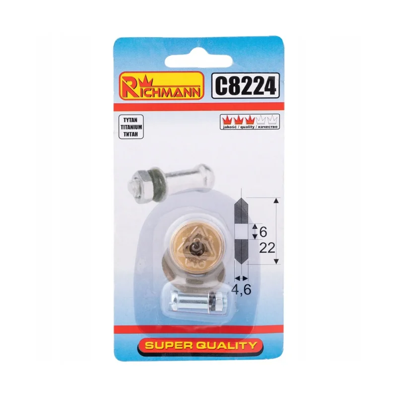 Richmann rezni nož točak rezača pločica 22 x 6 x 4.6 mm titanium C8224