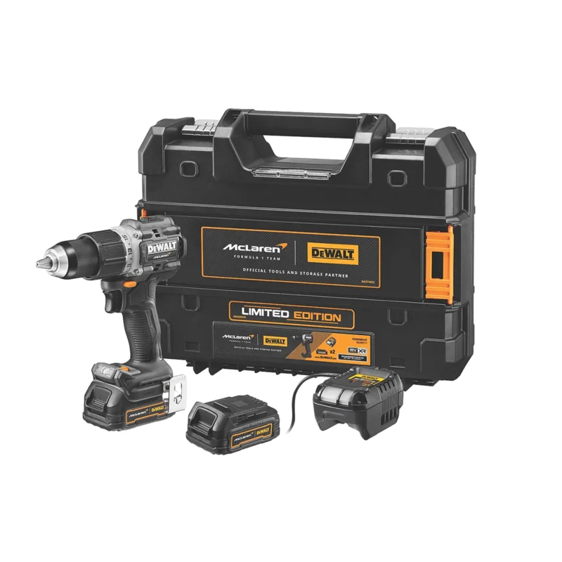 DeWALT aku bušilica odvijač MCLAREN F1 TEAM DCD85ME2GT-QW