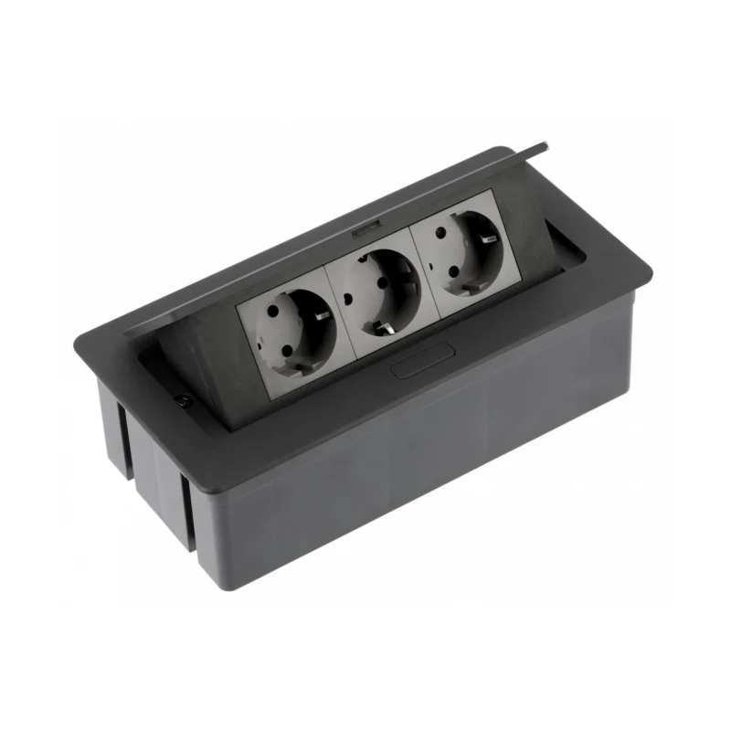 GTV AE-PBSC3GS-20N utičnica SOFT 3xSCHUKO AC220-240V 50 / 60Hz IP20 1.5 m