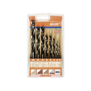 Alpen 8-dijelni set burgija za drvo Profi 3mm-10mm 0000600093100