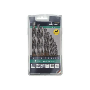 Alpen 10-dijelni set burgija za metal 1-10mm 0000811092100