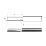 Makita ravno glodalo za utore 3x13x51 mm D-47379