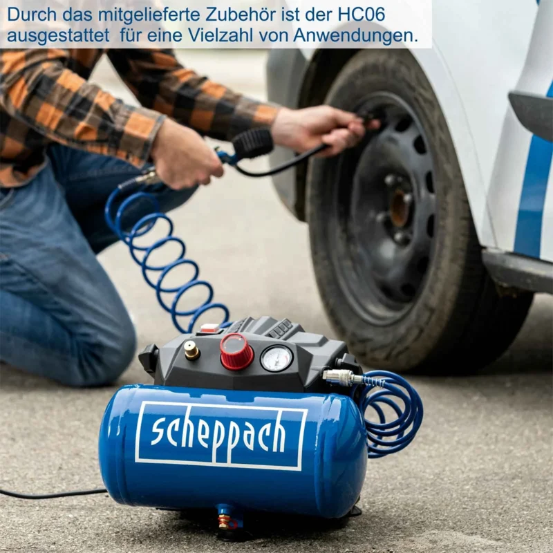 Scheppach kompresor za vazduh HC06 6L