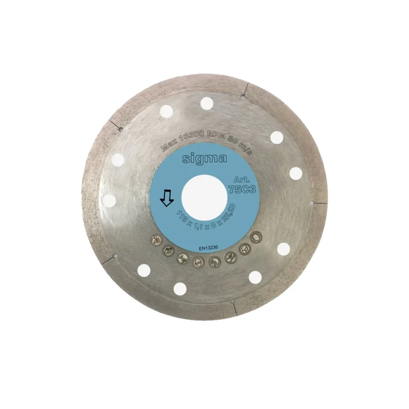 Sigma dijamantna rezna ploča za keramiku 75C3 115 x 1.1 mm