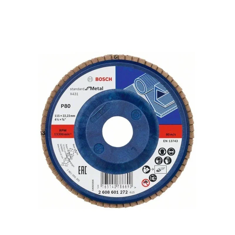 BOSCH lamelarna brusna ploča 115 mm Gr 80 X431 2608601272